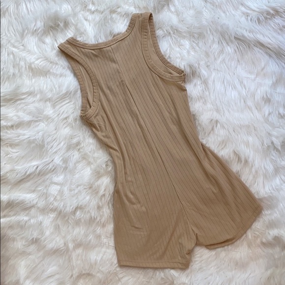 Essential Taupe Romper - Picture 2 of 6